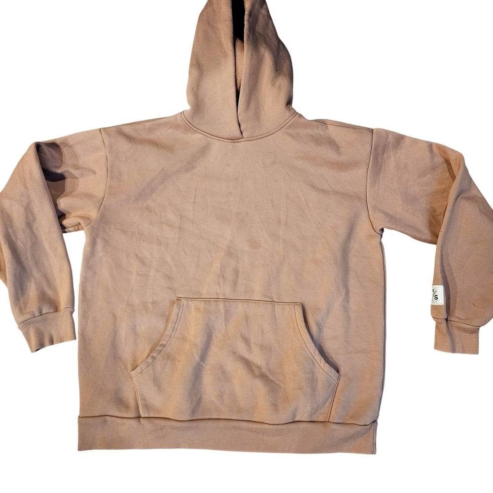 PacSun Hoodie Mens Large Brown Pullover Fleece Kangaroo Pocket Solid Casual